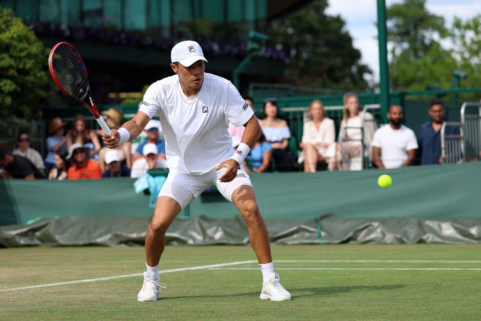 Brandon Nakashima is one win away from matching his best Wimbledon showing. (Source: Getty)